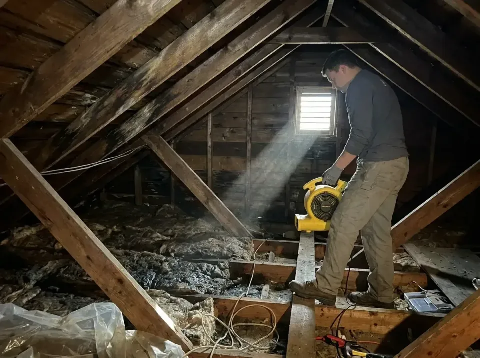 attic-water-damage-drying-proc-007 — frequently asked questions, Emergency Water Extraction & 24/7 Flood Response in Elburn,…